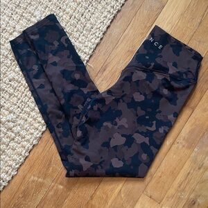 Balance Athletica Camouflage Leggings - Black and Brown